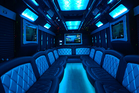 inside party buses