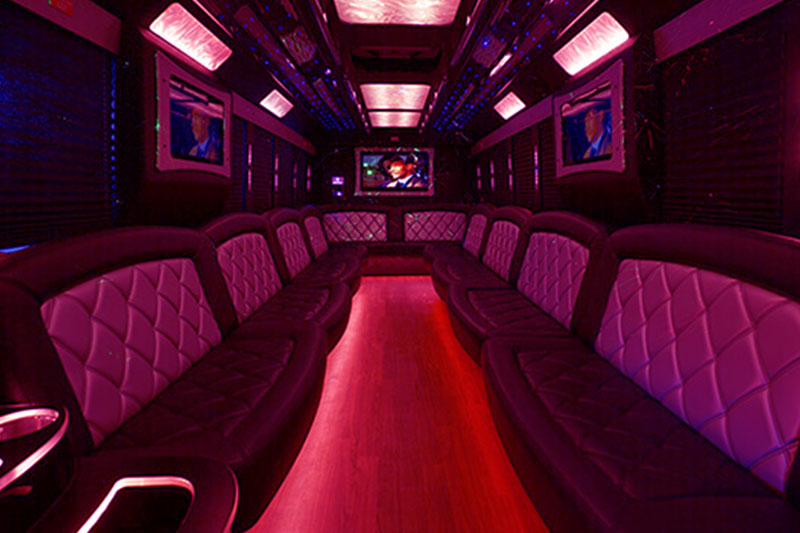 inside party bus